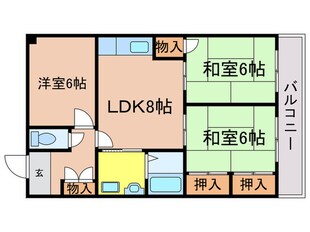 グッタ－プラッツ緑ヶ丘１番館の物件間取画像